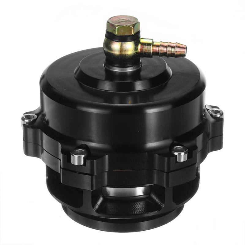 Turbo Blow Off Valve,Blow Off Ventil 50mm Turbo Blow Off-Ventil Aluminiumlegierung 360 Vent BOV V- Bandklemme 3. 5PSI. Boost mit Frühling O-Ring(Black) von GBSONGJIN