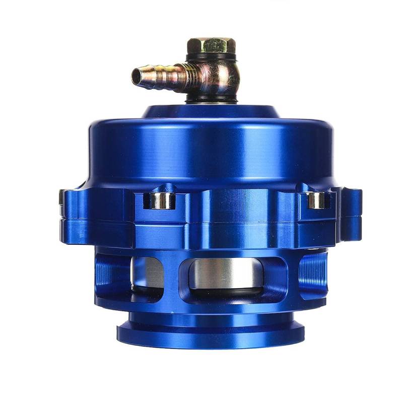 Turbo Blow Off Valve,Blow Off Ventil 50mm Turbo Blow Off-Ventil Aluminiumlegierung 360 Vent BOV V- Bandklemme 3. 5PSI. Boost mit Frühling O-Ring(Blue) von GBSONGJIN