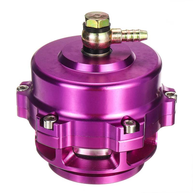 Turbo Blow Off Valve,Blow Off Ventil 50mm Turbo Blow Off-Ventil Aluminiumlegierung 360 Vent BOV V- Bandklemme 3. 5PSI. Boost mit Frühling O-Ring(Purple) von GBSONGJIN