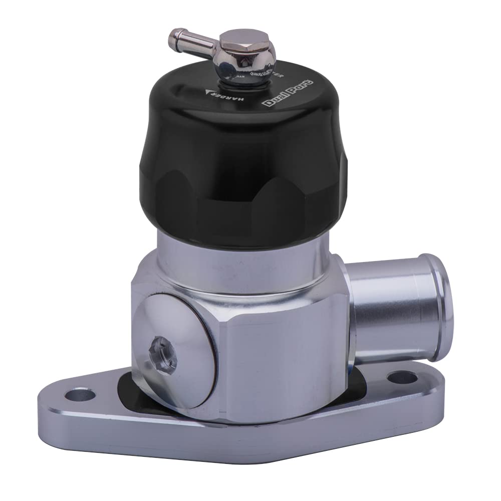 Turbo Blow Off Valve,Blow Off Ventil Dual-Port-Abblasen des Ventils BOV. FIT FIT AUF Subaru WRX Mazda CX7 2.3L Turbo 06-12 FIT FIT AUF Subaru Forester XT (EJ25) 08-12 Auto Zubehör(Blue 32MM) von GBSONGJIN