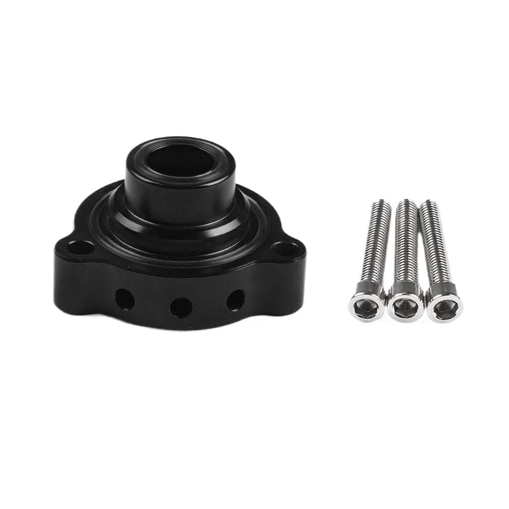 Turbo Blow Off Valve,Blow Off Ventil Turbo-Blow-Off-Ventil-Dump-Adapter Bolt-on Top Mount Fit-Verwendung for Peugeot-Fit-Verwendung for BMW Mini Coopers Turbo-Motoren(Black) von GBSONGJIN