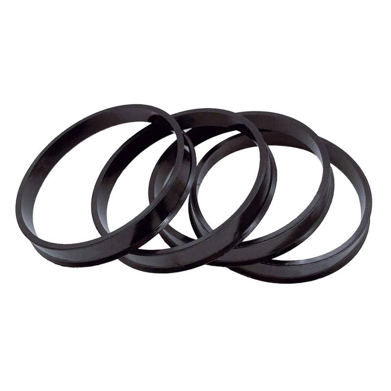 Zentrierringe,Felgen Ringe 4 STÜCKE Rad HUB Centric Ringe 66,6 bis 57.1 - OD = 66,6 mm ID = 57.1mm - Radrührchen von GBSONGJIN