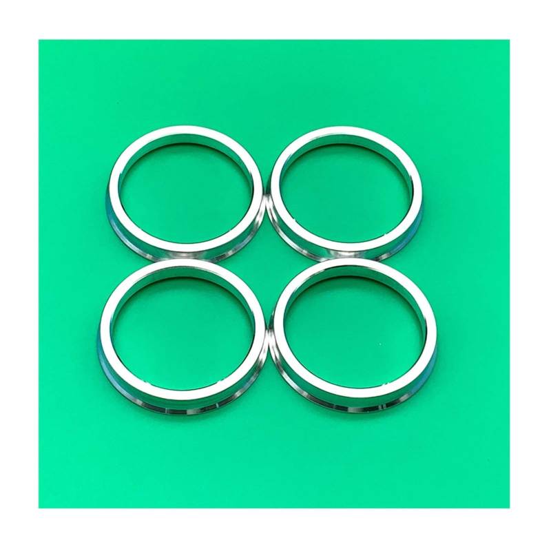 Zentrierringe,Felgen Ringe 4 Teile/Satz Aluminium Hub Centric District Ringe Auto Rad Bohrung Center Kragen 66.6-57.1mm von GBSONGJIN