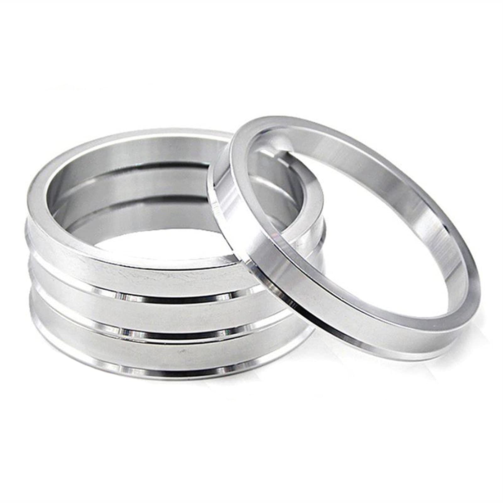 Zentrierringe,Felgen Ringe 4 stücke Aluminiumrad Spacer Hub Zentren Ringe Radbohrung 54.1/56.1/56.6/57.1/60.1/63.4/64.1/60.1/63.4/64.1/65.1/66.1/66.6/67.1mm(56.6-60.1) von GBSONGJIN