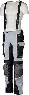 GC Bikewear Arco, Textilhose wasserdicht - Hellgrau/Grau/Schwarz - 2XL von GC Bikewear