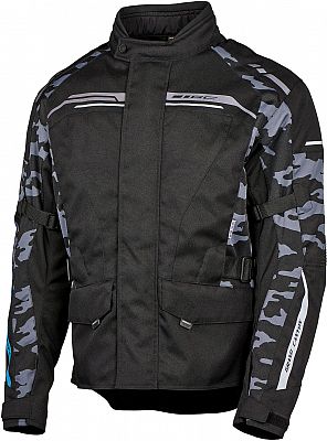 GC Bikewear Vegas Camo, Textiljacke wasserdicht - Schwarz/Dunkelgrau - XL von GC Bikewear