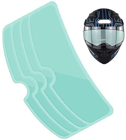 GCDN Motorrad Helm Einsatz Folie Anti-Nebel Nebel Visier Ultra Transparent, Universal Motorrad Zubehör Antibeschlag Shield Einsatz Objektiv für Vollständige Helme, Halb Helme, Offen Helme von GCDN