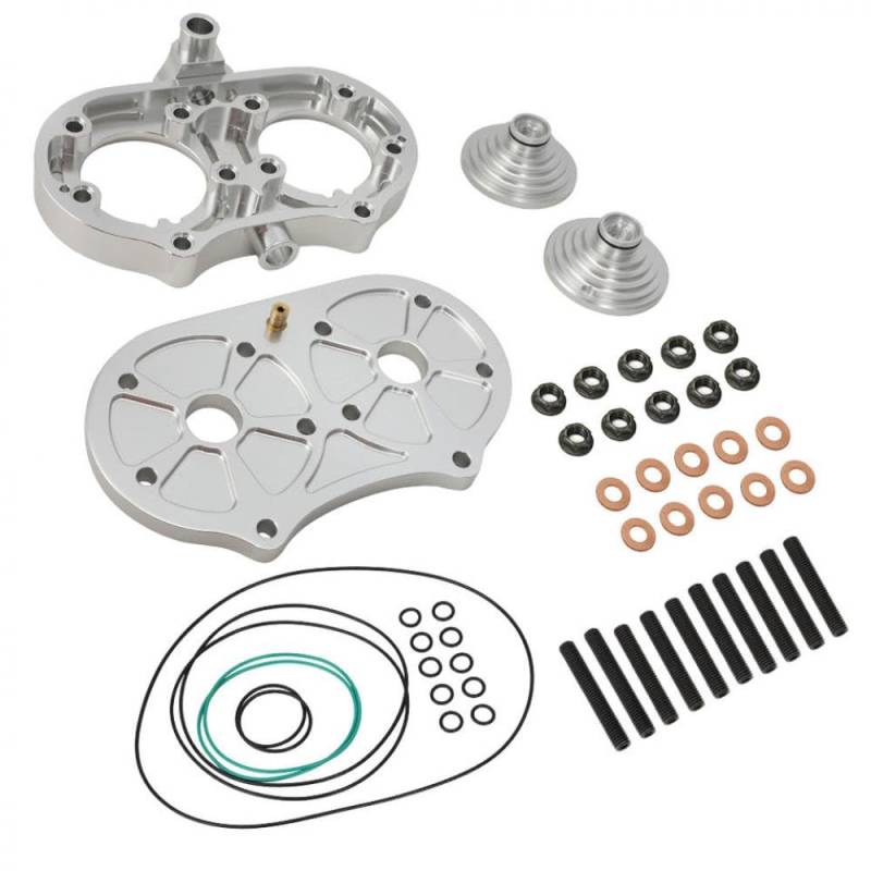 Aluminium Cool Head Kit mit 21 CCM Domes O-Rings Bolzen Nüsse und Unterlegscheiben für Banshee 350 1987-2006 Kompatibilität(1 Set with 21cc Dome) von GCDZKJIJ
