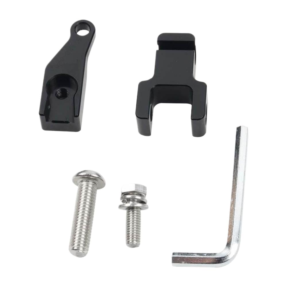 DL250 V Strom GW250 GSX 250 GW250 GSX 250 DR300 Motorradzubehör EIN Finger Kupplung Hebel Easy Pull Clutch Arm(Black) von GCDZKJIJ