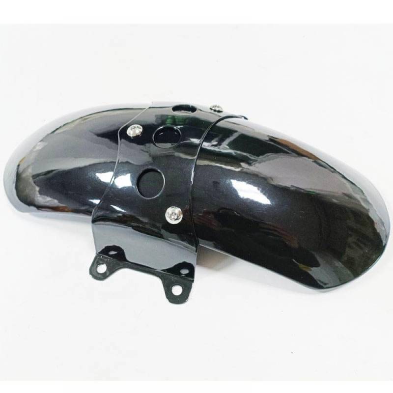 Hochglänzender schwarzer Stahl vordere Kotflügel -Kotflügel -Kotflügel mit TW125 TW200 TW225 Motorcycles kompatibel von GCDZKJIJ