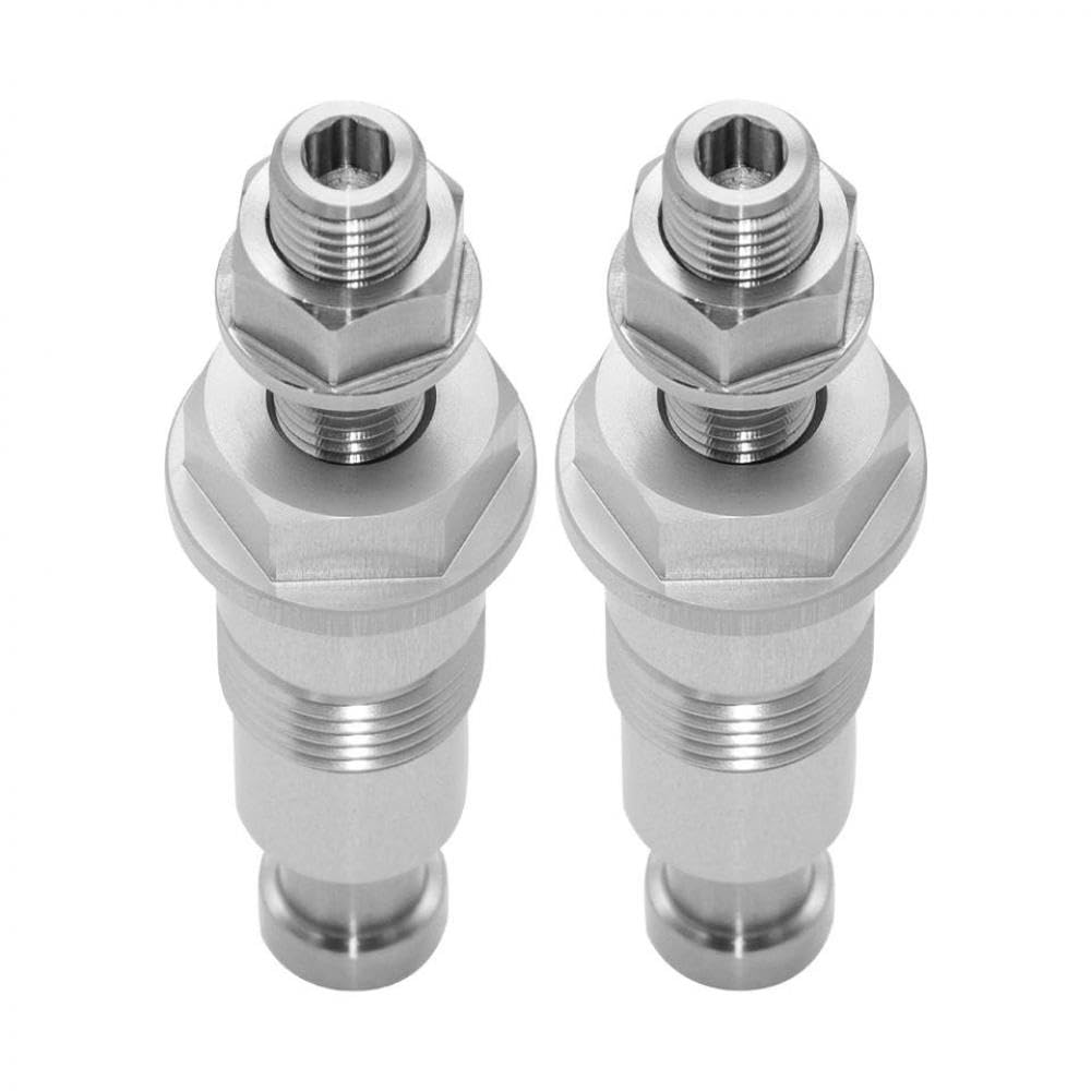 Manuelles Timing-Cam-Kettenspannervergleich mit R1200GS GS Adventure R1200R R1200 RS RT 2012-2018 CNC-Billet zur manuellen Einstellung(1 Pair Silver) von GCDZKJIJ