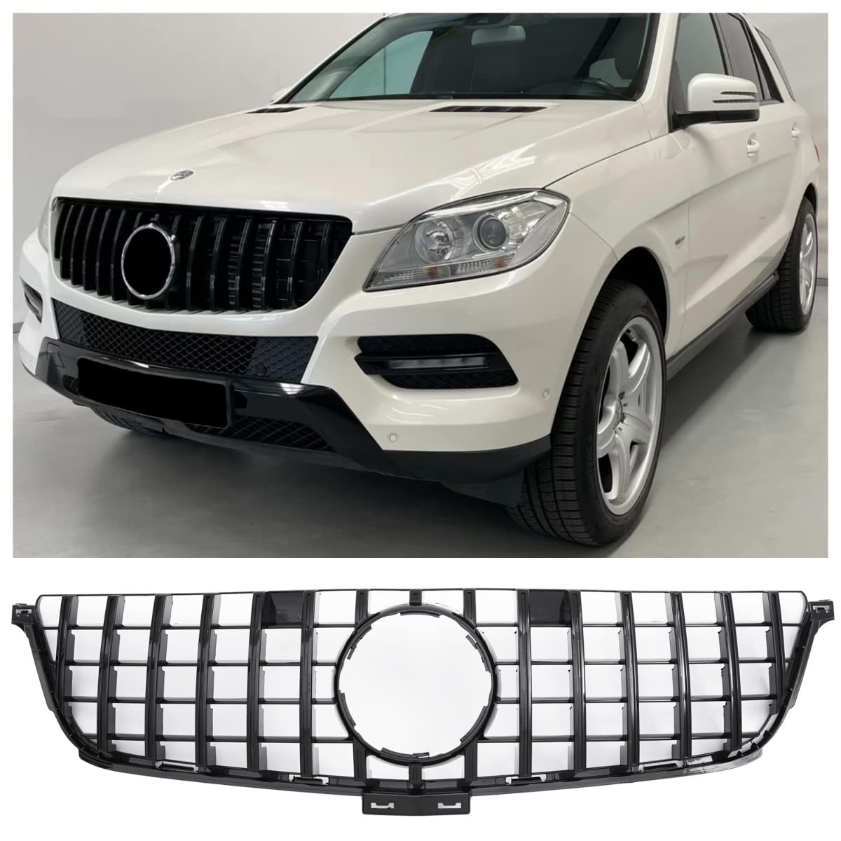 GCP Grill Sport Kühlergrill passt für Mercedes W166 ML 2012-2015 PANAMERICANA AMG GT DESIGN GCP Grill Sport Kühlergrill passt für Mercedes W166 ML 2012-2015 PANAMERICANA AMG GT DESIGN von GCP