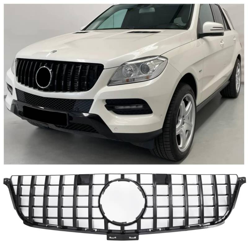 GCP Grill Sport Kühlergrill passt für Mercedes W166 ML 2012-2015 PANAMERICANA AMG GT DESIGN von GCP