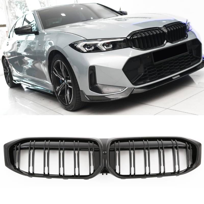 GCP PASST FÜR BMW 3ER G20 G21 LCI AB 07/2022 KÜHLERGRILL GLANZ SCHWARZ von GCP