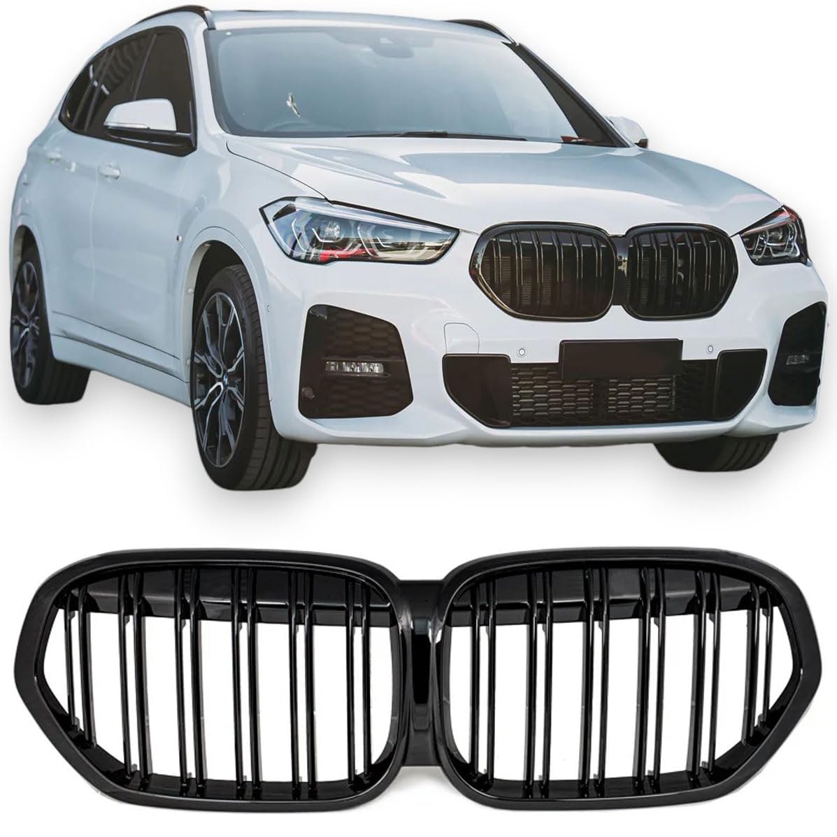 GCP PASST FÜR X1 F48 LCI AB 2019 SPORT KÜHLERGRILL DOPPELSTEG GRILL GLANZ SCHWARZ GCP PASST FÜR X1 F48 LCI AB 2019 SPORT KÜHLERGRILL DOPPELSTEG GRILL GLANZ SCHWARZ von GCP