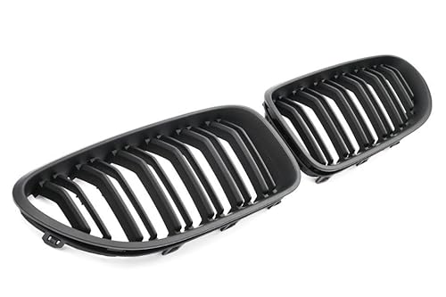 GCP PASST FÜR 6ER F06 F12 F13 SPORT KÜHLERGRILL DOPPELSTEG GRILL MATT SCHWARZ von GCP