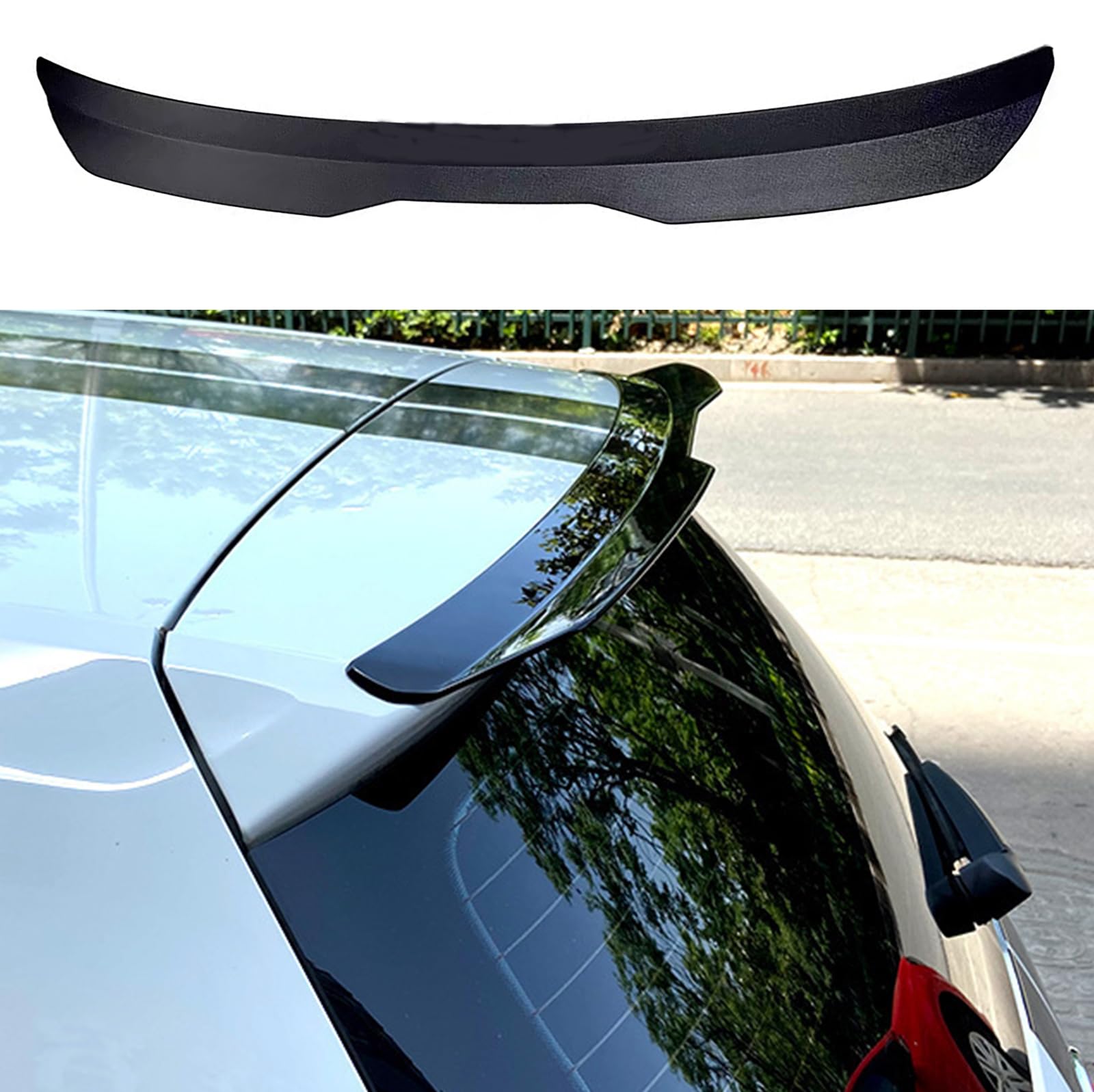 Auto ABS Heckspoiler für Acura MDX 2001-2003 2004 2005 2006, Heckflügel Dachspoiler Kofferraumspoiler Kratzfeste Styling Nachrüsten Zubehör,Bright Black Auto ABS Heckspoiler für Acura MDX 2001-2003 2004 2005 2006, Heckflügel Dachspoiler Kofferraumspoiler Kratzfeste Styling Nachrüsten Zubehör,Bright Black von GCSDMJ