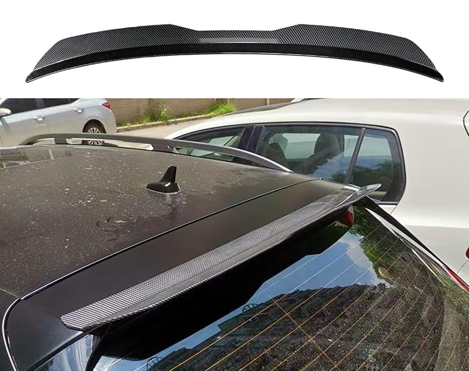 Auto ABS Heckspoiler für Acura MDX 2001-2003 2004 2005 2006, Heckflügel Dachspoiler Kofferraumspoiler Kratzfeste Styling Nachrüsten Zubehör,Carbon Pattern Auto ABS Heckspoiler für Acura MDX 2001-2003 2004 2005 2006, Heckflügel Dachspoiler Kofferraumspoiler Kratzfeste Styling Nachrüsten Zubehör,Carbon Pattern von GCSDMJ