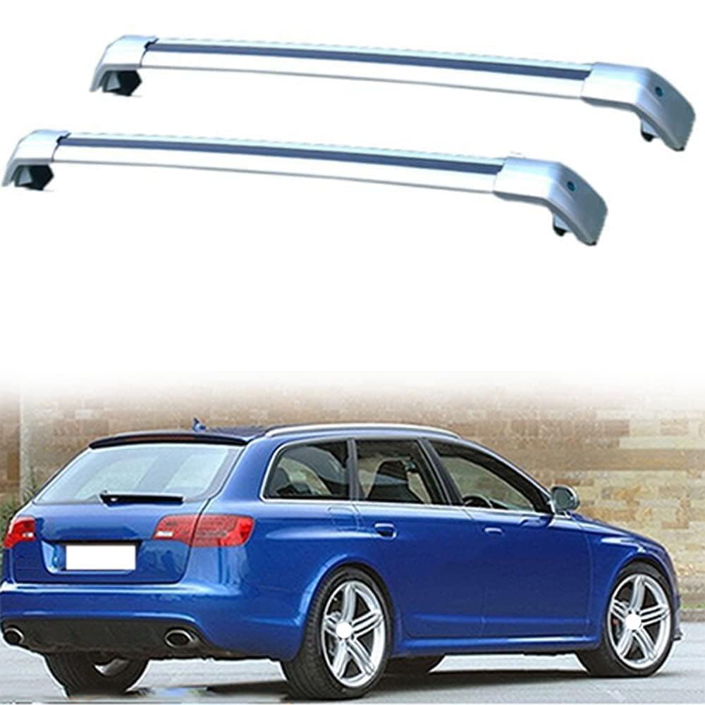 2 Stück Aluminium Dachträger Relingträger,Dachgepäckträger Alu Relingträger für A6 Avant Estate C6 2005-2010,A 2 Stück Aluminium Dachträger Relingträger,Dachgepäckträger Alu Relingträger für A6 Avant Estate C6 2005-2010,A von GCTRICL