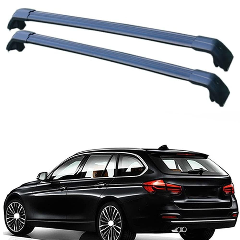 2 Stück Aluminium Dachträger Relingträger,Dachgepäckträger Alu Relingträger für BMW 3-Series E91 Estate 2004-2012,A 2 Stück Aluminium Dachträger Relingträger,Dachgepäckträger Alu Relingträger für BMW 3-Series E91 Estate 2004-2012,A von GCTRICL