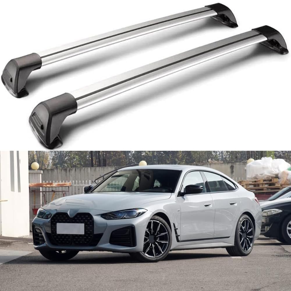 2 Stück Aluminium Dachträger Relingträger,Dachgepäckträger Alu Relingträger für BMW 4 Series Gran Coupe 4 Door 2022-2024 2 Stück Aluminium Dachträger Relingträger,Dachgepäckträger Alu Relingträger für BMW 4 Series Gran Coupe 4 Door 2022-2024 von GCTRICL