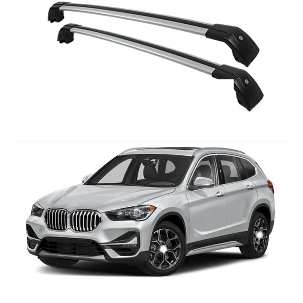 2 Stück Aluminium Dachträger Relingträger,Dachgepäckträger Alu Relingträger für BMW X1 F48 2016-2020,A 2 Stück Aluminium Dachträger Relingträger,Dachgepäckträger Alu Relingträger für BMW X1 F48 2016-2020,A von GCTRICL