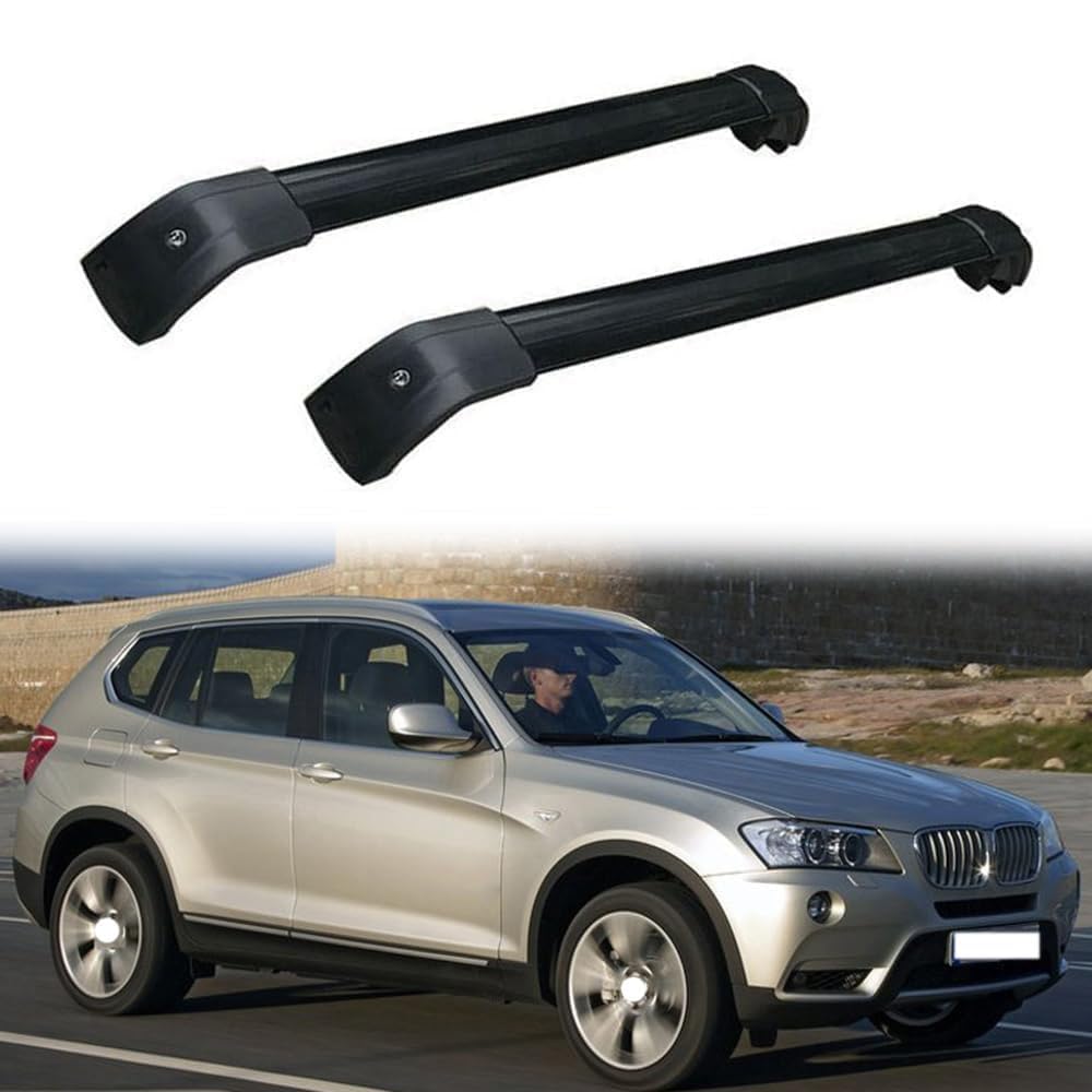 2 Stück Aluminium Dachträger Relingträger,Dachgepäckträger Alu Relingträger für BMW X3 F25 2011-2017,C 2 Stück Aluminium Dachträger Relingträger,Dachgepäckträger Alu Relingträger für BMW X3 F25 2011-2017,C von GCTRICL