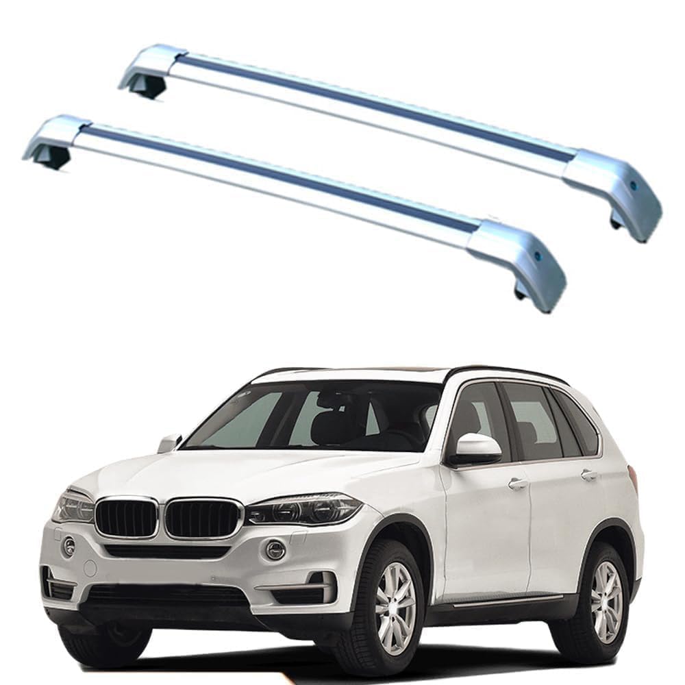2 Stück Aluminium Dachträger Relingträger,Dachgepäckträger Alu Relingträger für BMW X5/IX5 F15 F85 G05 2013-2018,C 2 Stück Aluminium Dachträger Relingträger,Dachgepäckträger Alu Relingträger für BMW X5/IX5 F15 F85 G05 2013-2018,C von GCTRICL