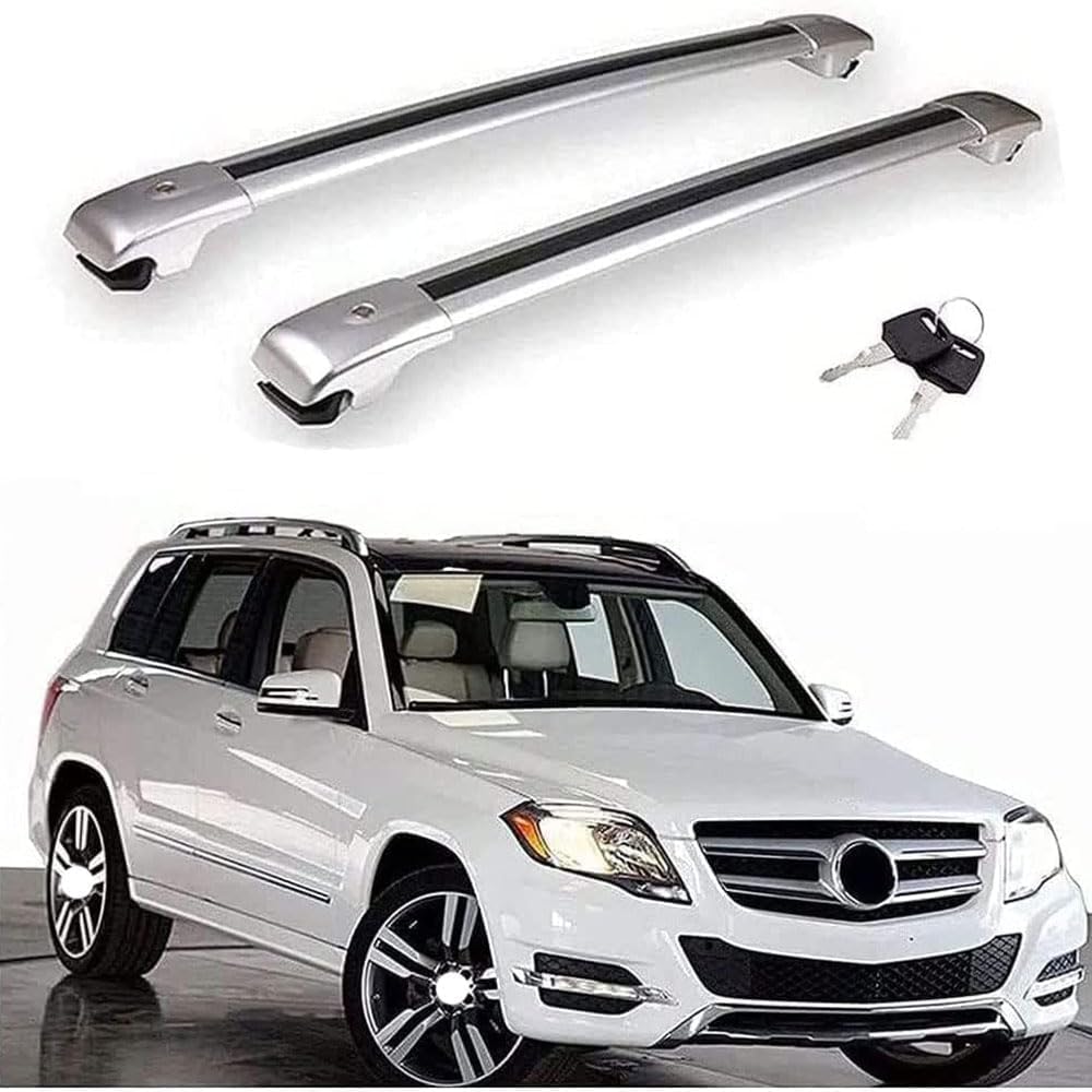 2 Stück Aluminium Dachträger Relingträger,Dachgepäckträger Alu Relingträger für Benz GLK X204 GLK350 2009-2015,A 2 Stück Aluminium Dachträger Relingträger,Dachgepäckträger Alu Relingträger für Benz GLK X204 GLK350 2009-2015,A von GCTRICL