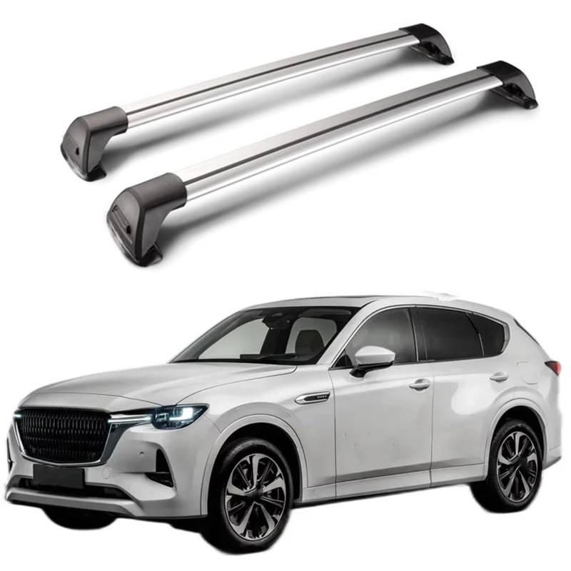 2 Stück Aluminium Dachträger Relingträger,Dachgepäckträger Alu Relingträger für CX-60 5 Door SUV 2022-2023 von GCTRICL