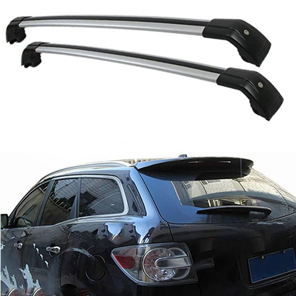 2 Stück Aluminium Dachträger Relingträger,Dachgepäckträger Alu Relingträger für CX-7 CX7 SUV 2006-2016 ER,B 2 Stück Aluminium Dachträger Relingträger,Dachgepäckträger Alu Relingträger für CX-7 CX7 SUV 2006-2016 ER,B von GCTRICL