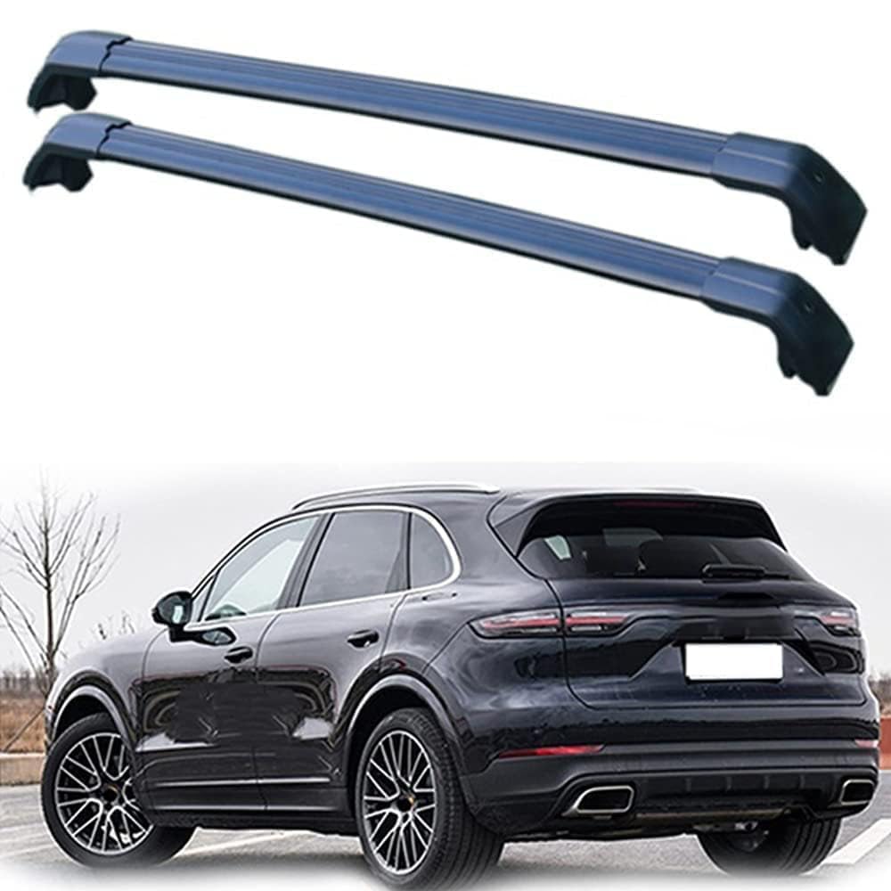 2 Stück Aluminium Dachträger Relingträger,Dachgepäckträger Alu Relingträger für Cayenne 5-dr SUV 2018 2019,C 2 Stück Aluminium Dachträger Relingträger,Dachgepäckträger Alu Relingträger für Cayenne 5-dr SUV 2018 2019,C von GCTRICL