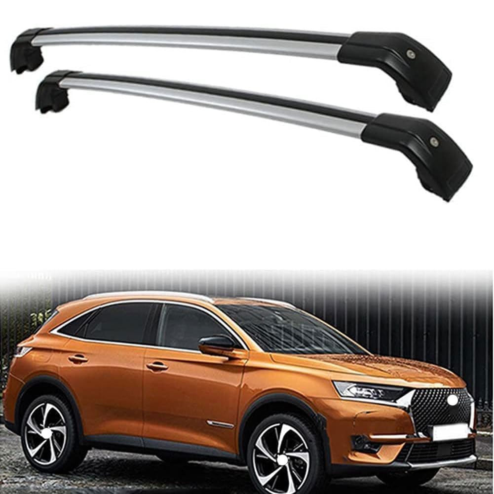 2 Stück Aluminium Dachträger Relingträger,Dachgepäckträger Alu Relingträger für DS7 Crossback 2018 2019,B 2 Stück Aluminium Dachträger Relingträger,Dachgepäckträger Alu Relingträger für DS7 Crossback 2018 2019,B von GCTRICL