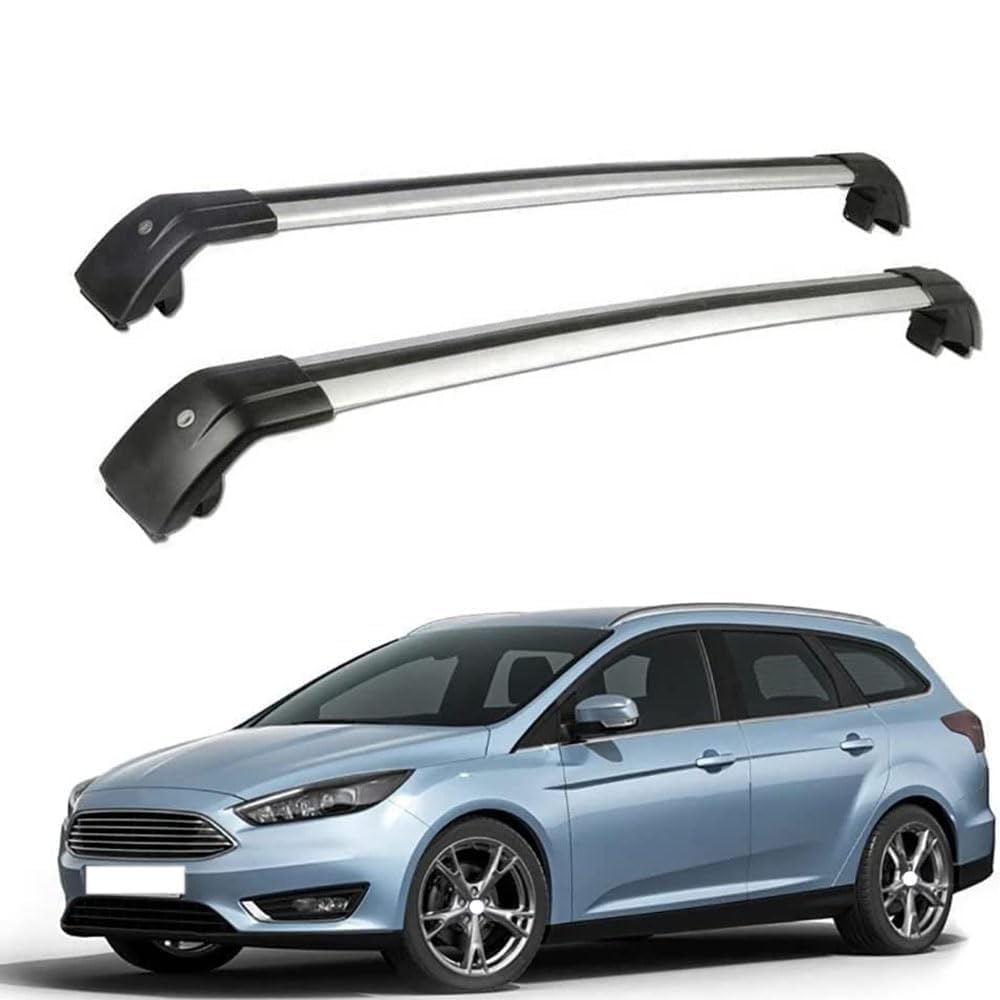 2 Stück Aluminium Dachträger Relingträger,Dachgepäckträger Alu Relingträger für Ford Focus Estate 2011-2018,B 2 Stück Aluminium Dachträger Relingträger,Dachgepäckträger Alu Relingträger für Ford Focus Estate 2011-2018,B von GCTRICL