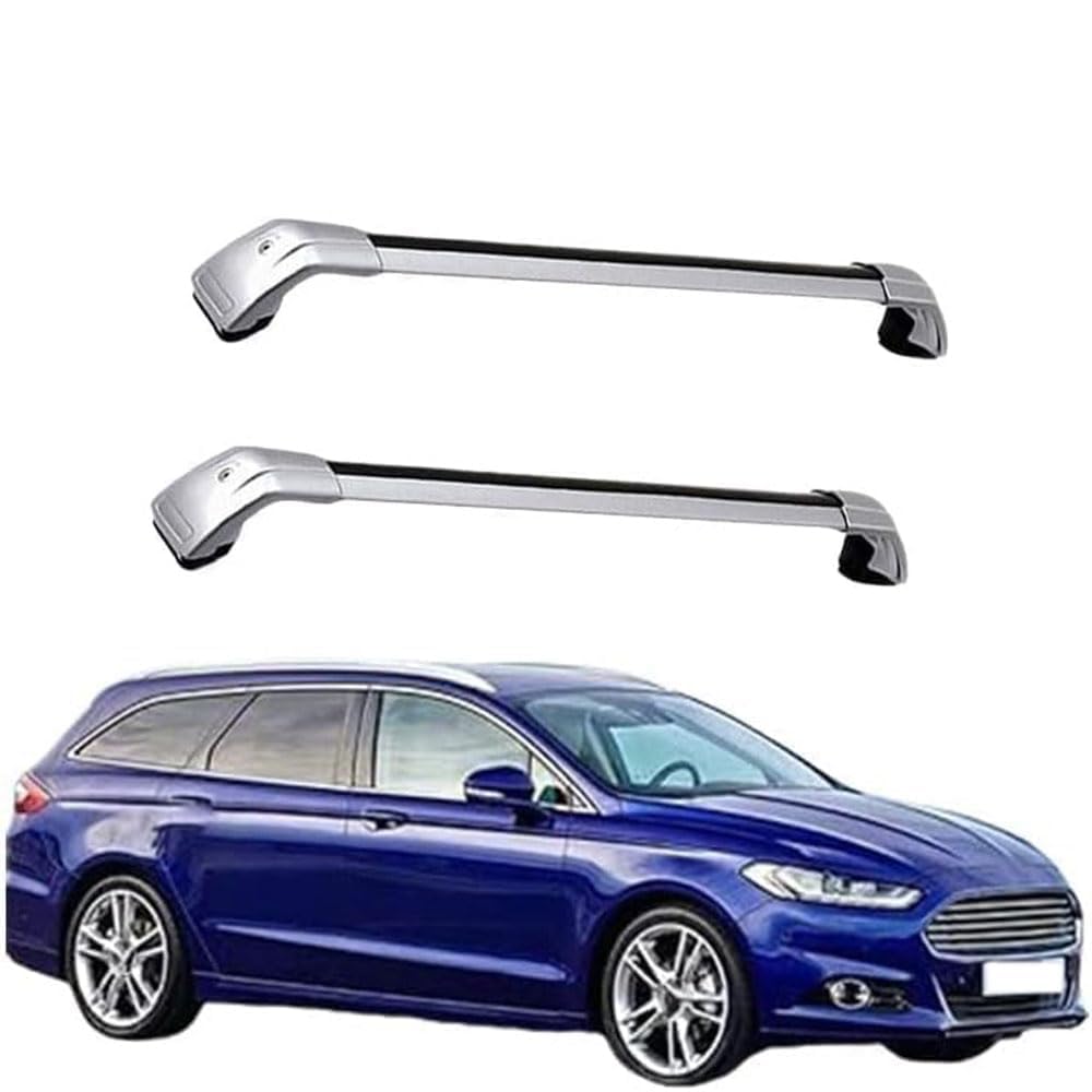 2 Stück Aluminium Dachträger Relingträger,Dachgepäckträger Alu Relingträger für Ford Mondeo Sedan 2015-2019,C 2 Stück Aluminium Dachträger Relingträger,Dachgepäckträger Alu Relingträger für Ford Mondeo Sedan 2015-2019,C von GCTRICL