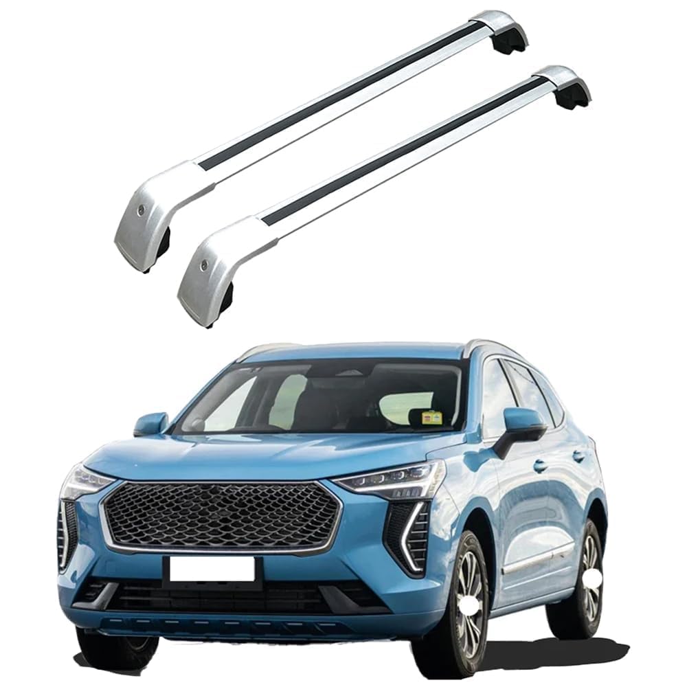 2 Stück Aluminium Dachträger Relingträger,Dachgepäckträger Alu Relingträger für Haval Jolion 5dr SUV 2021+,C 2 Stück Aluminium Dachträger Relingträger,Dachgepäckträger Alu Relingträger für Haval Jolion 5dr SUV 2021+,C von GCTRICL