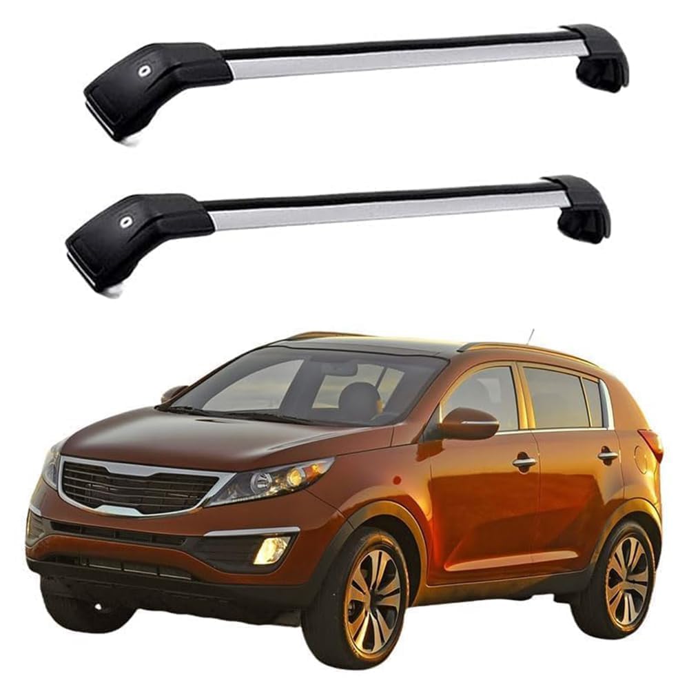 2 Stück Aluminium Dachträger Relingträger,Dachgepäckträger Alu Relingträger für KIA Sportage 2010-2015,B 2 Stück Aluminium Dachträger Relingträger,Dachgepäckträger Alu Relingträger für KIA Sportage 2010-2015,B von GCTRICL