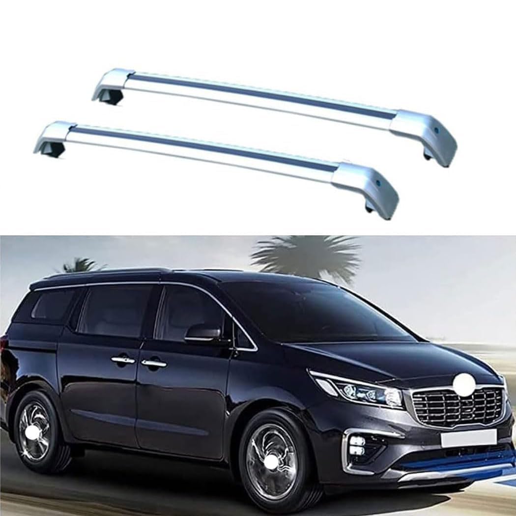 2 Stück Aluminium Dachträger Relingträger,Dachgepäckträger Alu Relingträger für Kia Carnival Sedona MPV 2014-2020,C 2 Stück Aluminium Dachträger Relingträger,Dachgepäckträger Alu Relingträger für Kia Carnival Sedona MPV 2014-2020,C von GCTRICL