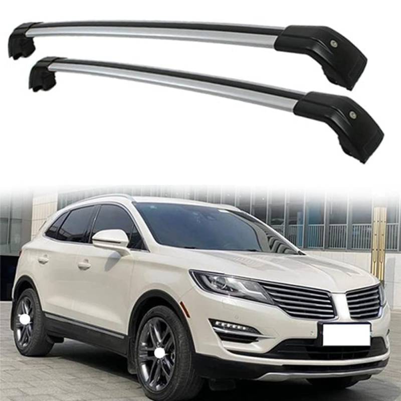 2 Stück Aluminium Dachträger Relingträger,Dachgepäckträger Alu Relingträger für MKC 2014-2018 SUV,B von GCTRICL