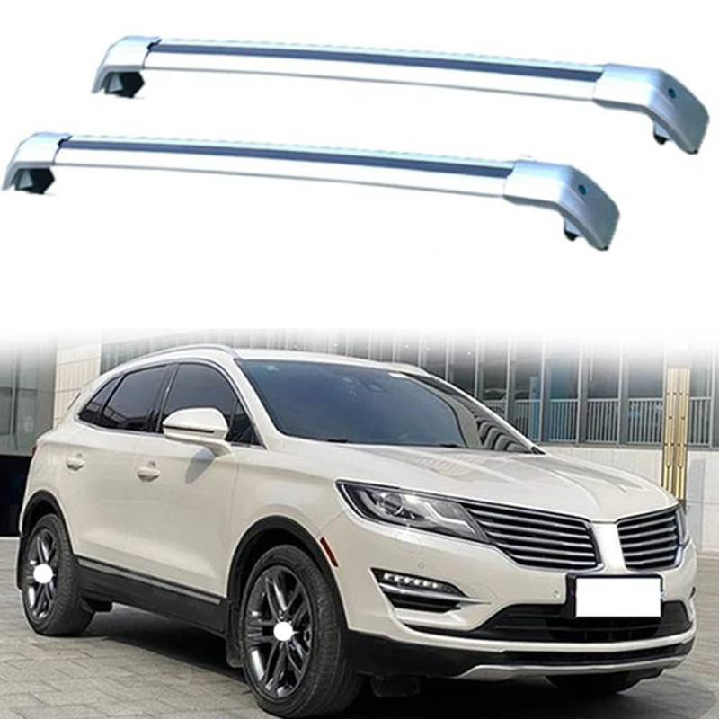 2 Stück Aluminium Dachträger Relingträger,Dachgepäckträger Alu Relingträger für MKC 2014-2018 SUV,C von GCTRICL
