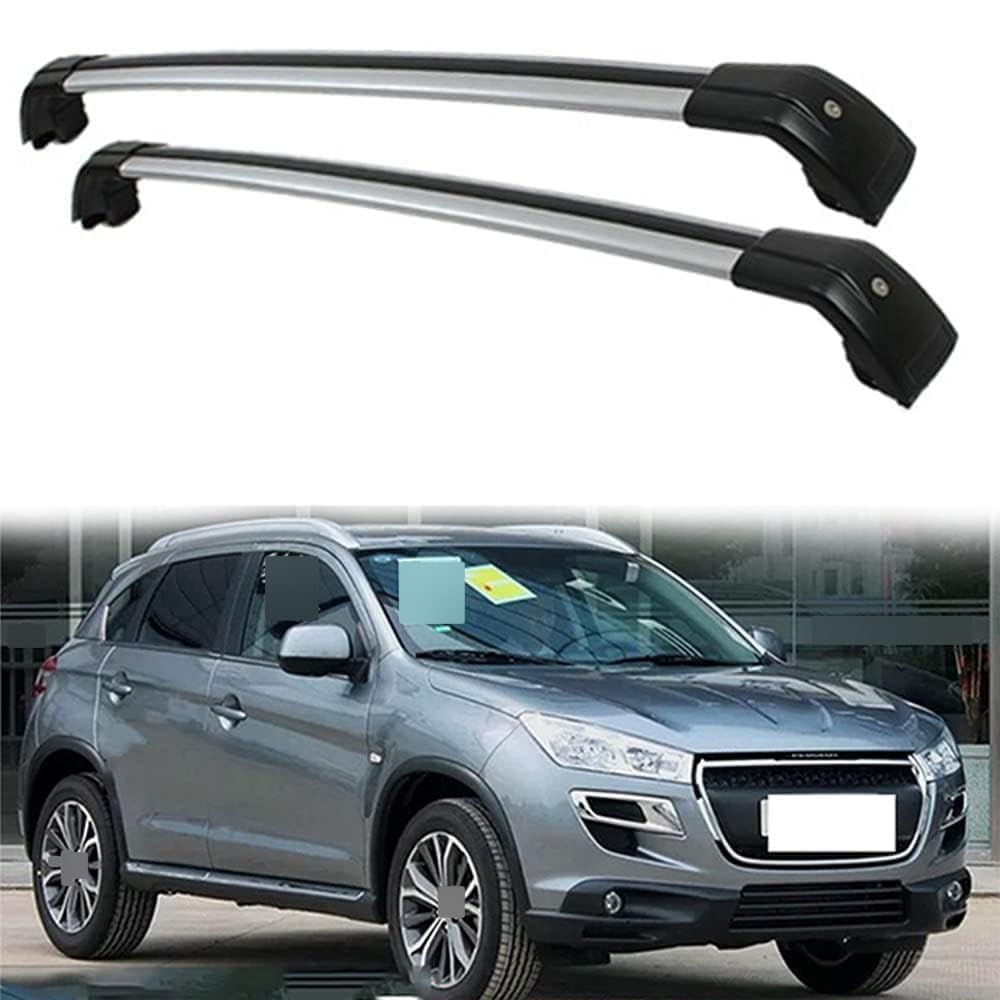 2 Stück Aluminium Dachträger Relingträger,Dachgepäckträger Alu Relingträger für Peugeot 4008 2012-2023,C 2 Stück Aluminium Dachträger Relingträger,Dachgepäckträger Alu Relingträger für Peugeot 4008 2012-2023,C von GCTRICL