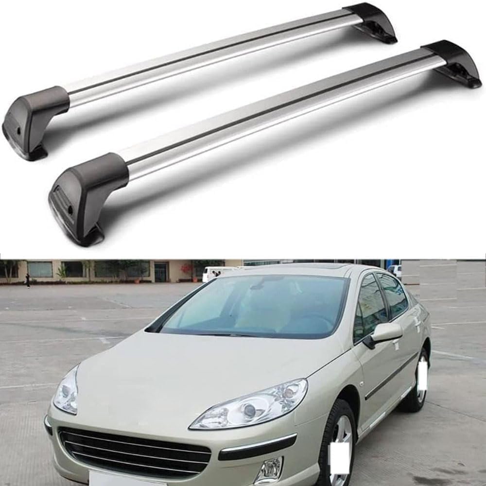 2 Stück Aluminium Dachträger Relingträger,Dachgepäckträger Alu Relingträger für Peugeot 407 Limousine 2004-2008 2 Stück Aluminium Dachträger Relingträger,Dachgepäckträger Alu Relingträger für Peugeot 407 Limousine 2004-2008 von GCTRICL