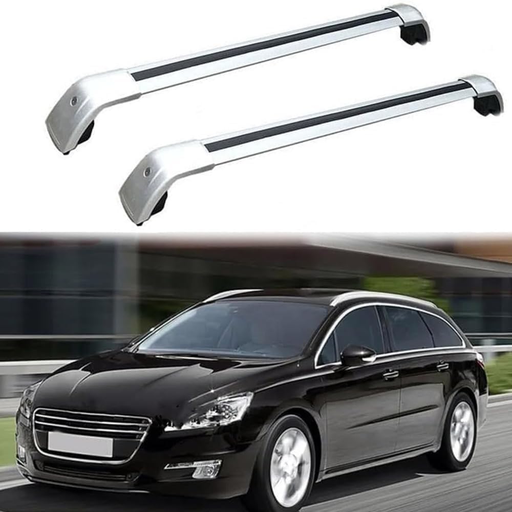 2 Stück Aluminium Dachträger Relingträger,Dachgepäckträger Alu Relingträger für Peugeot 508 SW 5-dr Estate 2011-2018,B 2 Stück Aluminium Dachträger Relingträger,Dachgepäckträger Alu Relingträger für Peugeot 508 SW 5-dr Estate 2011-2018,B von GCTRICL
