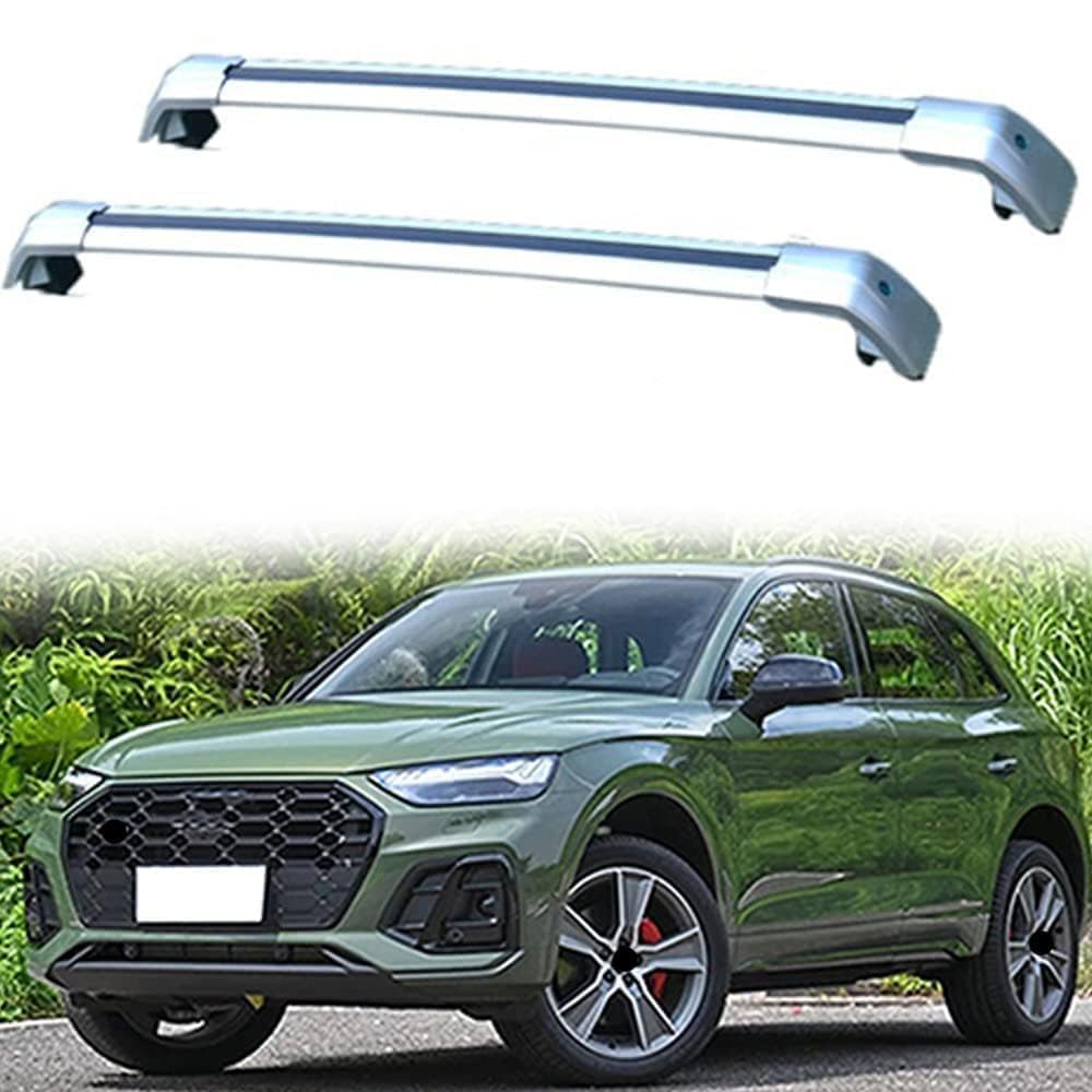 2 Stück Aluminium Dachträger Relingträger,Dachgepäckträger Alu Relingträger für Q5/SQ5 8R SUV 2008-2017,A 2 Stück Aluminium Dachträger Relingträger,Dachgepäckträger Alu Relingträger für Q5/SQ5 8R SUV 2008-2017,A von GCTRICL