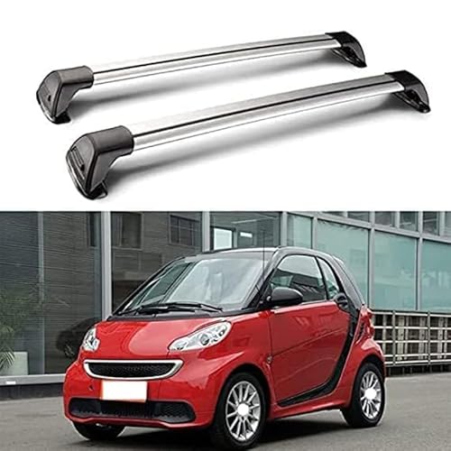 2 Stück Aluminium Dachträger Relingträger,Dachgepäckträger Alu Relingträger für Smart Fortwo 2 Door 2009-2020 2 Stück Aluminium Dachträger Relingträger,Dachgepäckträger Alu Relingträger für Smart Fortwo 2 Door 2009-2020 von GCTRICL
