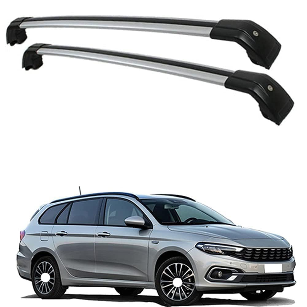 2 Stück Aluminium Dachträger Relingträger,Dachgepäckträger Alu Relingträger für Tipo 5 Door Estate 2016-2021,A 2 Stück Aluminium Dachträger Relingträger,Dachgepäckträger Alu Relingträger für Tipo 5 Door Estate 2016-2021,A von GCTRICL