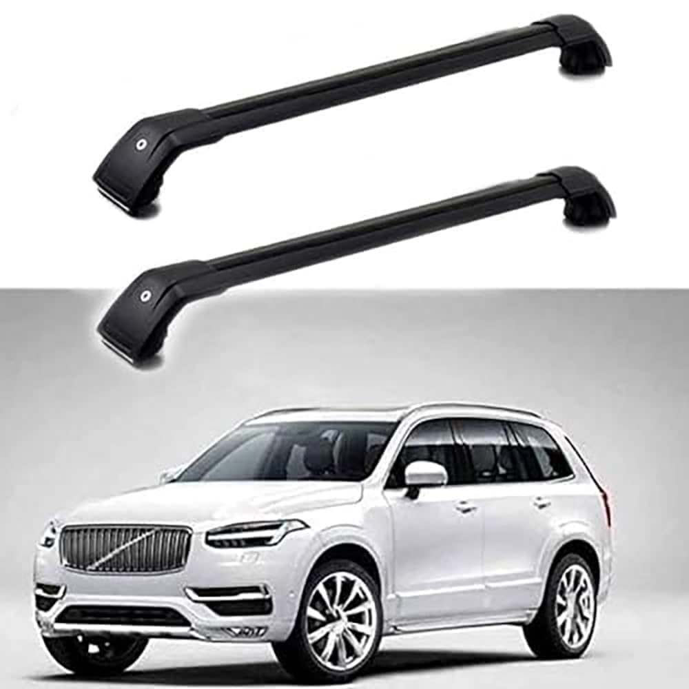 2 Stück Aluminium Dachträger Relingträger,Dachgepäckträger Alu Relingträger für XC90 2015-2020,C 2 Stück Aluminium Dachträger Relingträger,Dachgepäckträger Alu Relingträger für XC90 2015-2020,C von GCTRICL