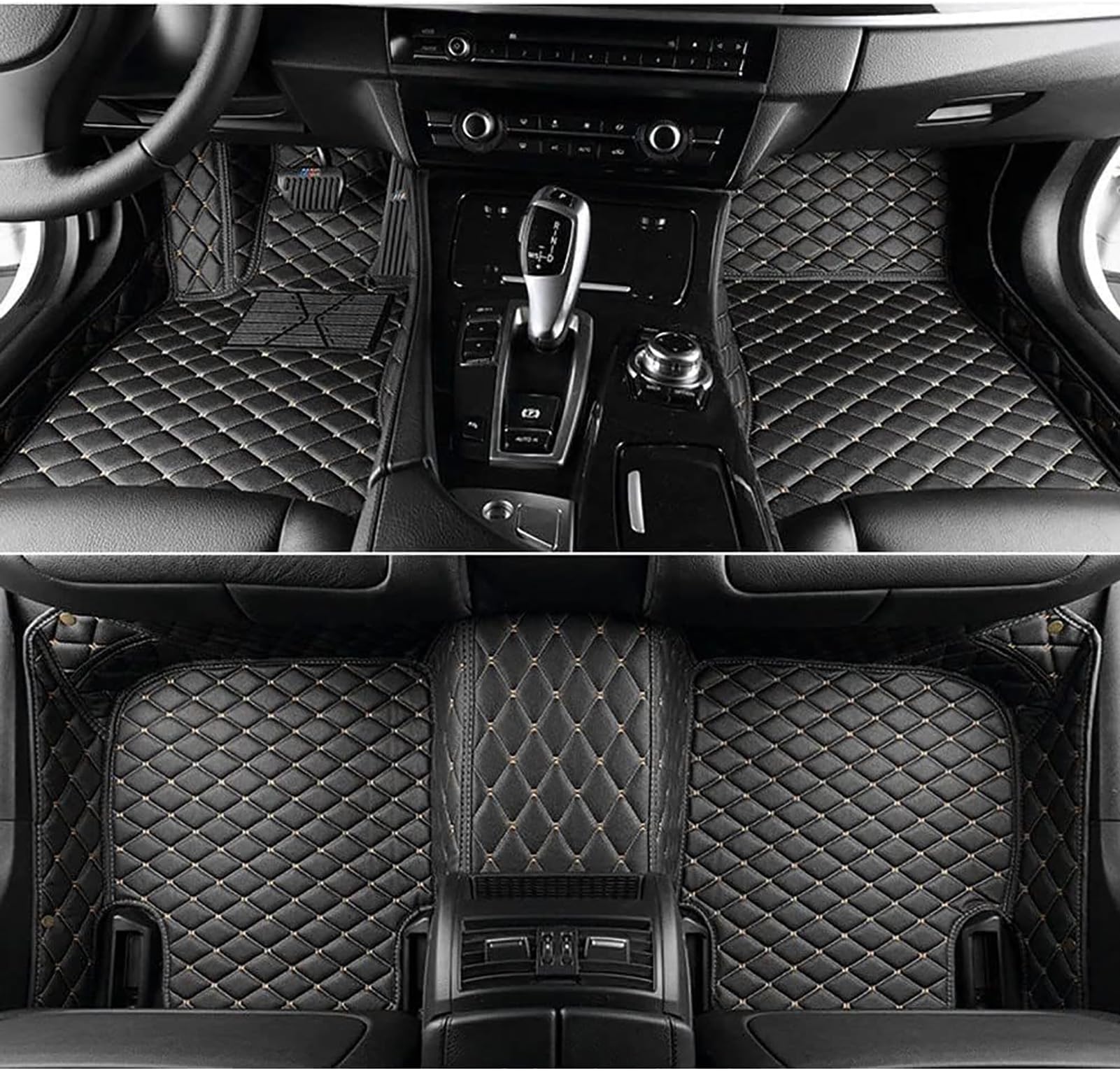GDDUOYUE Benutzerdefinierte Auto Fußmatten passend für 99% All Weather Diamond Luxus Lederteppich, Wasserdicht Anti-Rutsch Automobil, Volle Abdeckung Schutz Bodenbelag Personalisierte,Black Rice GDDUOYUE Benutzerdefinierte Auto Fußmatten passend für 99% All Weather Diamond Luxus Lederteppich, Wasserdicht Anti-Rutsch Automobil, Volle Abdeckung Schutz Bodenbelag Personalisierte,Black Rice von GDDUOYUE