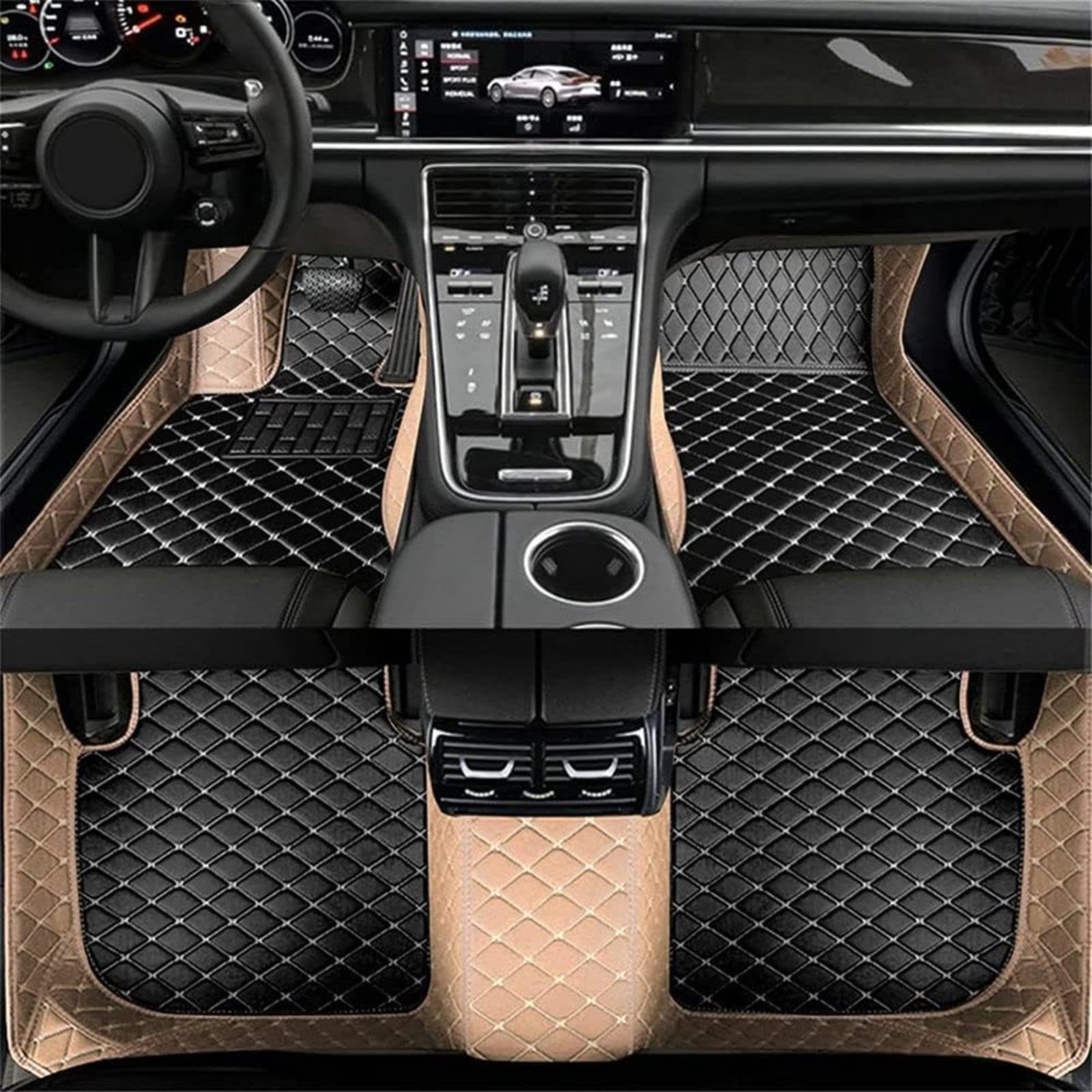 GDDUOYUE Benutzerdefinierte Auto Fußmatten passend für 99% All Weather Diamond Luxus Lederteppich, Wasserdicht Anti-Rutsch Automobil, Volle Abdeckung Schutz Bodenbelag Personalisierte,Style 3 GDDUOYUE Benutzerdefinierte Auto Fußmatten passend für 99% All Weather Diamond Luxus Lederteppich, Wasserdicht Anti-Rutsch Automobil, Volle Abdeckung Schutz Bodenbelag Personalisierte,Style 3 von GDDUOYUE