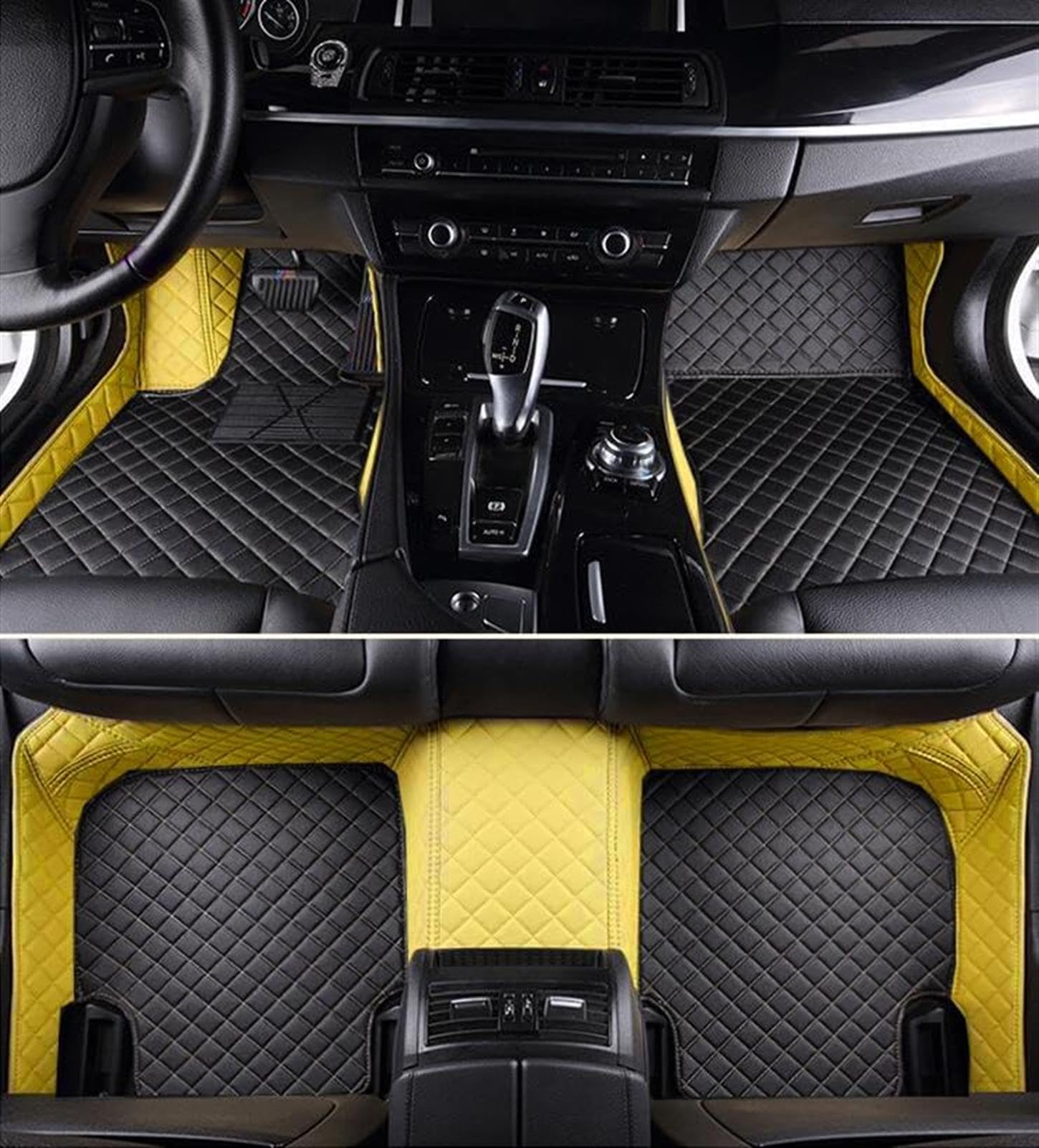 GDDUOYUE Nach Maß Auto FußMatten für Hyundai Tucson,Kona, i30,i40,IX35,iX55,Tiburon,Genesis Coupe,Genesis,Santa Fe,Sonata,Veloster,Elantra,Coupe,Yellow + black beige GDDUOYUE Nach Maß Auto FußMatten für Hyundai Tucson,Kona, i30,i40,IX35,iX55,Tiburon,Genesis Coupe,Genesis,Santa Fe,Sonata,Veloster,Elantra,Coupe,Yellow + black beige von GDDUOYUE
